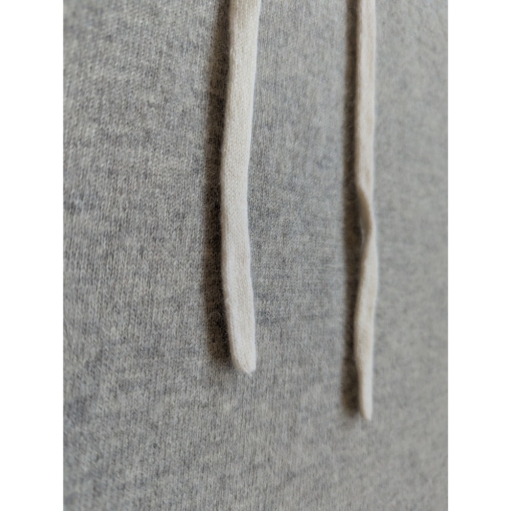 Summersalt Gray Cashmere Merino Wool Pullover Hoodie Sweater Womens Minimalist - Picture 4 of 9